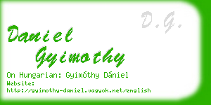daniel gyimothy business card
