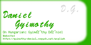 daniel gyimothy business card